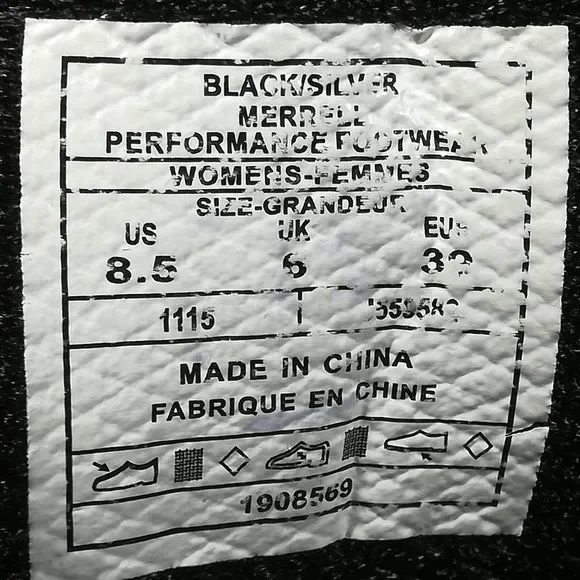 Merrell Bare Access Ultra Black Silver Running Shoes (J559582) Women's 8.5 - Picture 8 of 8